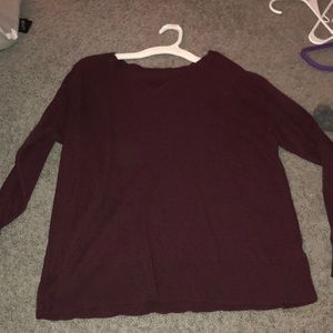 Maroon sweater